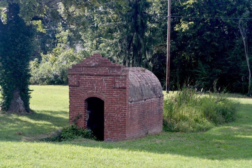 Historic brick kiln on the property
